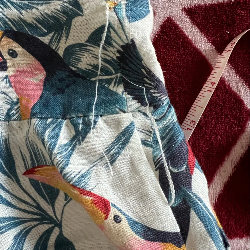 NWT FARM Rio Tropical Toucan Print Jumpsuit Medium 8 - Picture 9 of 10